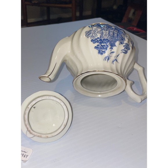 Sale Robinson Design Group Blue Willow Swirl Vintage Japanese Teapot 1989 (29) - Picture 2 of 3